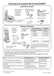 Uniden D3097 Serie Guía Para El Usuario