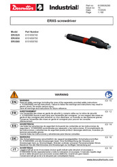 Desoutter Industrial Tools ERXS80 Instrucciones De Mantenimiento