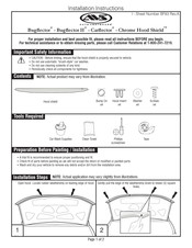 AVS Chrome Hood Shield Instrucciones De Instalación