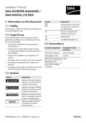 Sma Inverter Manager Instrucciones De Instalación