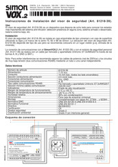 Simon VOX.2 Instrucciones De Instalación