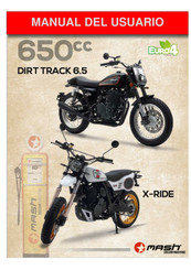 Mash DIRT TRACK 650CC Manual Del Usuario