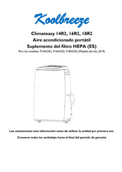 Koolbreeze Climateasy 18R2 Manual De Instrucciones