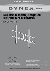 Dynex DX-DRTVM114 Guía De Ensamblaje