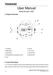 TEKMAGIC W20 Manual Del Usuario