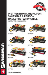 Swissmar KF-77080 Instructivo