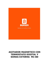 BUNSEN MC-8D Manual De Instrucciones