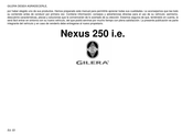 Gilera Nexus 250 i.e. Manual De Instrucciones