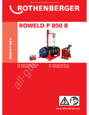 Rothenberger ROWELD P 800 B Instrucciones De Uso