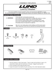 LUND EZ Bracket Instrucciones De Instalación