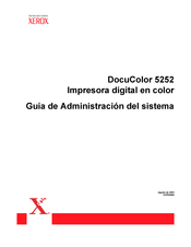 Xerox DocuColor 5252 Guía De Administración Del Sistema