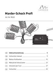 Gardigo Marder-Schock Profi Manual De Instrucciones