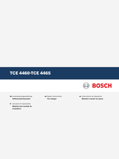 Bosch TCE 4465 Instrucciones De Reparacion