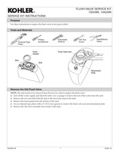 Kohler 1024385 Manual De Instrucciones