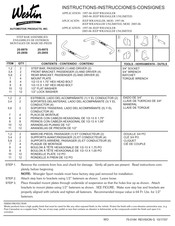 Westin Automotive Products 25-0970 Instrucciones De Instalación