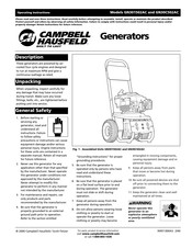 Campbell Hausfeld GN301502AC Manual De Instrucciones