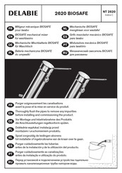 Delabie BIOSAFE 2620 Manual De Instrucciones