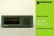 HEIDENHAIN ND 281 Modo De Empleo