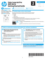 HP MFP M274 Guía De Introducción