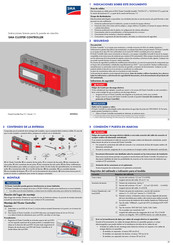 SMA CLCON-10 Instrucciones Breves