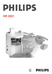 Philips HR 2821 Manual Del Usuario