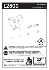 Avf L2500 Guia De Inicio Rapido