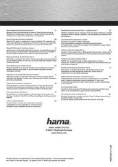 Hama 00095251 Manual Del Usuario