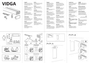 Ikea VIDGA Manual De Instrucciones