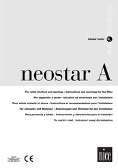 Nice Neostar A Manual De Instrucciones