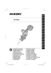 HIKOKI CR18DAW4Z Instrucciones De Manejo