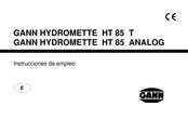 Gann HYDROMETTE HT 85 ANALOG Instrucciones De Empleo