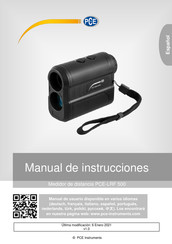 PCE Instruments PCE-LRF 500 Manual De Instrucciones