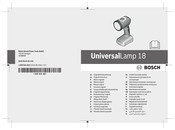 Bosch UniversalLamp 18 Manual Original