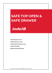 Indel B SAFE DRAWER Instrucciones Para El Uso