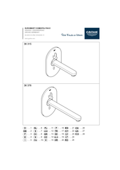 Grohe 36315000 Manual De Instrucciones