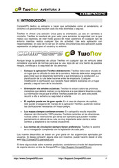 CompeGPS TwoNav Ultra 3 Manual Del Usuario