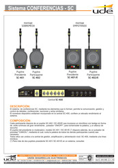 UDE EMPOTRADO SC-402/E Manual Del Usuario