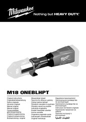 Milwaukee M18 ONEBLHPT Manual Original