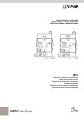 Vimar Elvox 885M Instrucciones Instalador