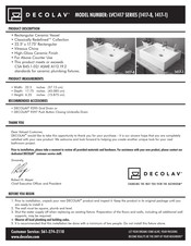 Decolav 1417-8 Manual De Instrucciones