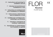 Nice FLOR RSL12U Instrucciones Y Advertencias Para La Instalación Y El Uso