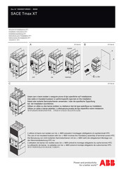 ABB SACE Tmax XT1 Instrucciones De Instalación