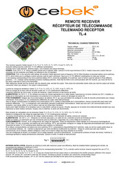 Cebek TL-4 Guia De Inicio Rapido