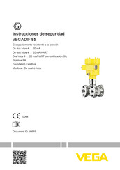 Vega VEGADIF 85 Instrucciones De Seguridad