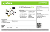 Axxess AXGMMT-02 Instrucciones De Instalación