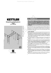 Kettler 08398-600 Instrucciones De Montaje