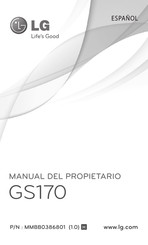 LG GS170 Manual Del Propietário