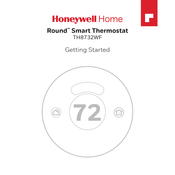 Honeywell Home Round TH8732WF Guía De Inicio