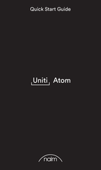 NAIM Uniti Atom Guia De Inicio Rapido