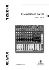 Behringer XENYX Instrucciones Breves